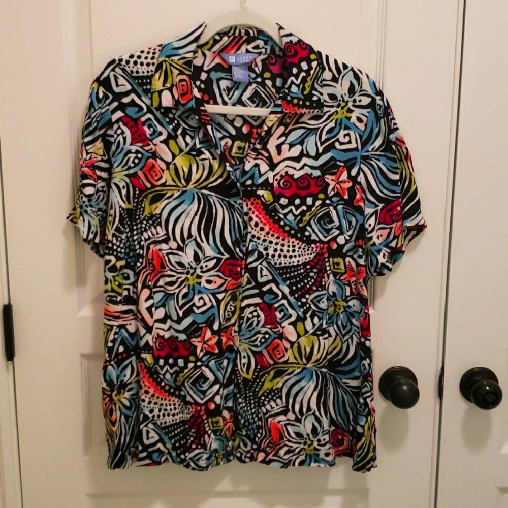 Vintage Koret Tropical Blouse
